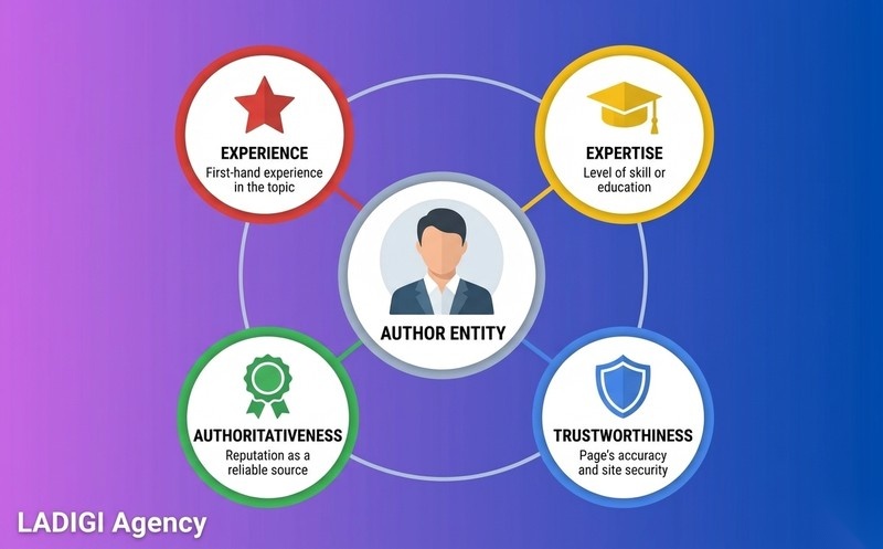 Author Entity là gì? 3 Bước xây dựng hồ sơ tác giả chuẩn E-E-A-T 2 Vai trò của Author Entity trong SEO và chiến lược E E A T