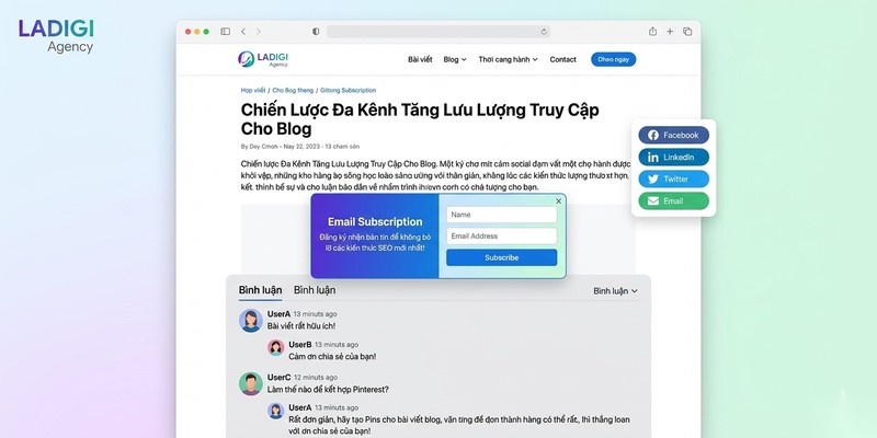 Blog là gì? 6 bước xây dựng và tối ưu Blog hiệu quả cho SEO 10 Quảng bá và tương tác với cộng đồng