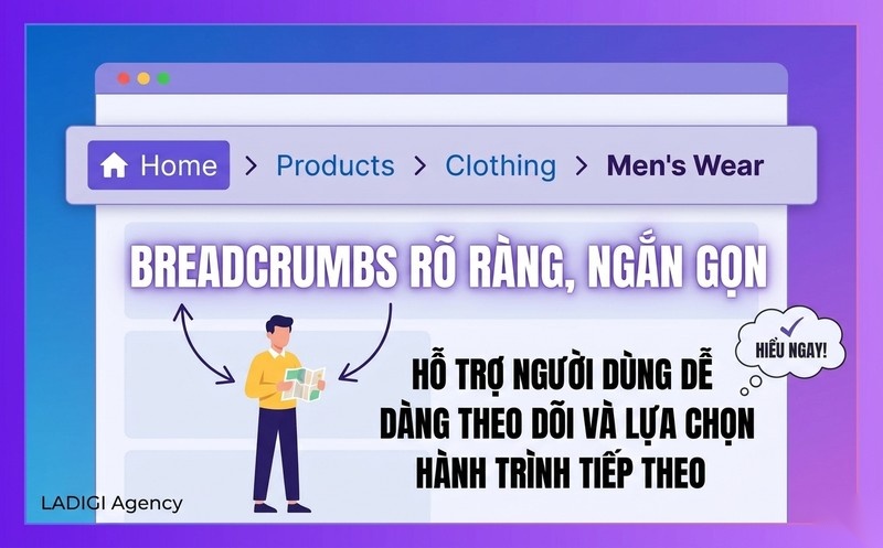 Breadcrumbs là gì? 6 vai trò và lợi ích của Breadcrumbs trong SEO 5 Tối ưu Breadcrumbs cho hiệu quả SEO và người dùng
