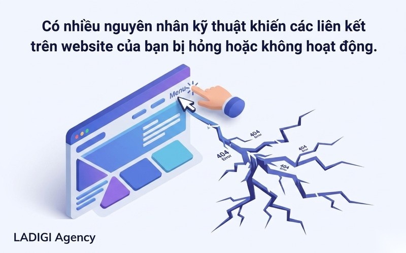 Broken Link là gì? 4 Cách kiểm tra và xử lý hiệu quả 2 Nguyên nhân gây ra Broken Link trên website