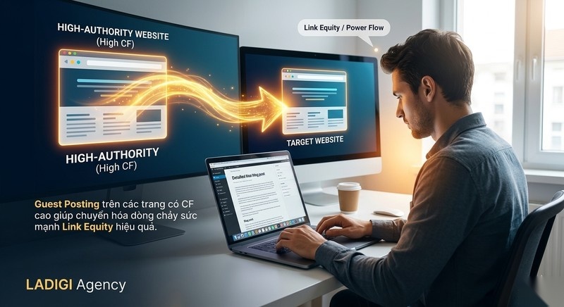 Citation Flow (CF) là gì? 6 cách tối ưu chỉ số CF hiệu quả 4 Thực hiện chiến lược Guest Posting