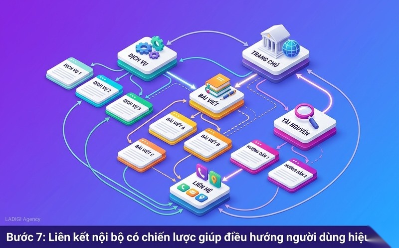 Cluster Content là gì? 8 bước triển khai Topic Cluster hiệu quả 9 Liên kết nội bộ có chiến lược