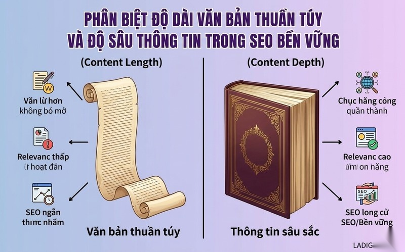 Content Depth là gì? 5 cách tối ưu độ sâu nội dung 2 Phân biệt Content Depth và Content Length