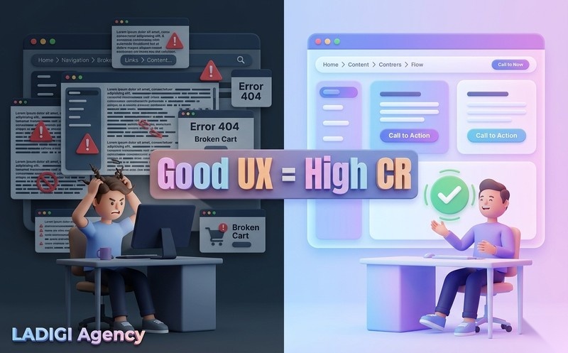Conversion Rate là gì? 5 lý do vì sao Conversion Rate lại quan trọng 3 Cải thiện trải nghiệm người dùng UX