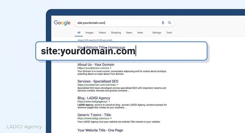 Deindex là gì? 5 nguyên nhân phổ biến và quy trình xử lý 8 Sử dụng cú pháp site domain trên Google