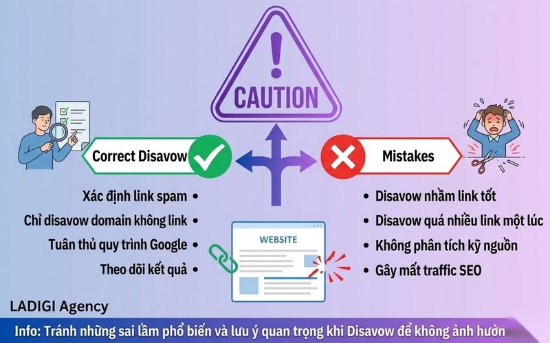 Disavow Tool là gì? 5 Cách nhận biết backlink xấu cần Disavow 9 Những lưu ý và sai lầm khi Disavow Link