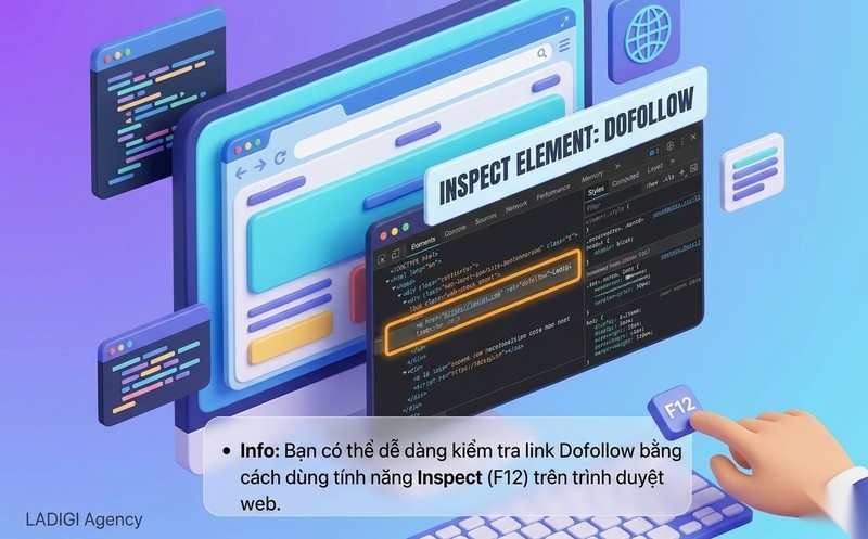 Dofollow Link là gì? 4 tiêu chí đánh giá backlink Dofollow chất lượng 3 H3 Kiểm tra bằng mã nguồn HTML