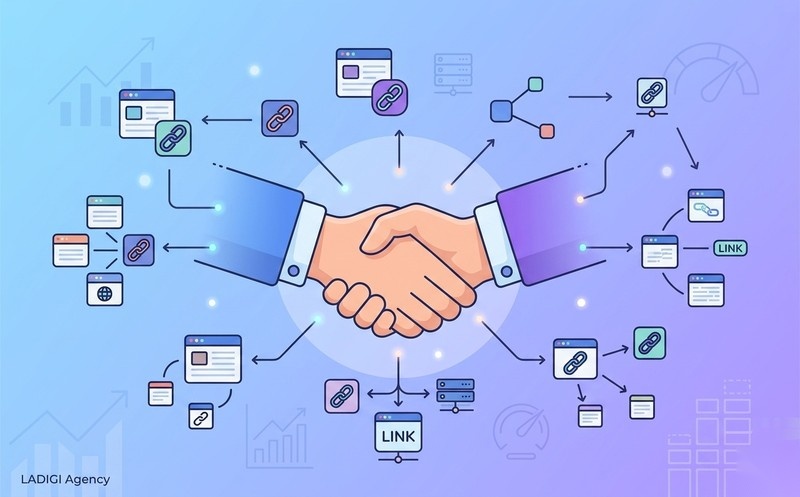 Domain Authority là gì? 9 Cách tăng chỉ số DA hiệu quả và bền vững cho website 9 Xây dựng liên kết chất lượng từ các website uy tín là chìa khóa để tăng DA.