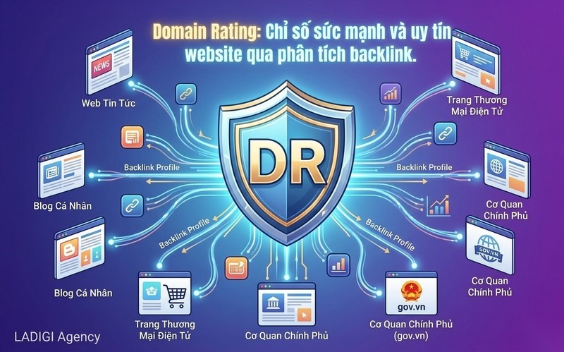 Domain Rating là gì? 6 Chiến lược tăng chỉ số DR bền vững 1 Domain Rating DR là gì Khái niệm chỉ số DR của Ahrefs