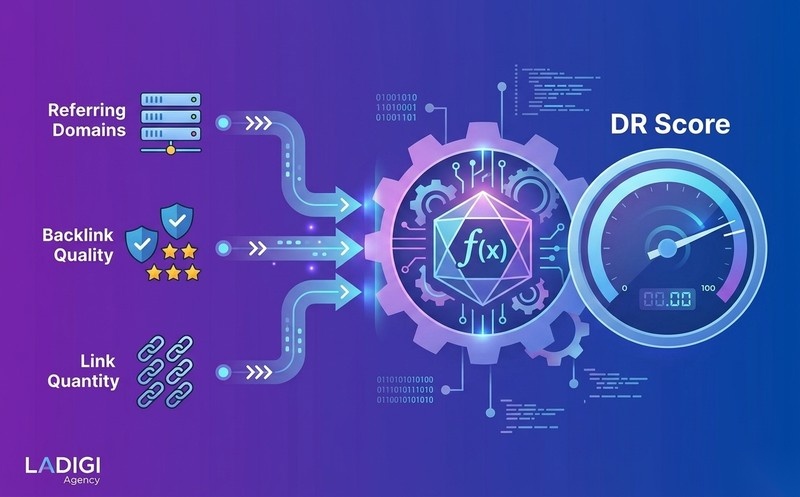 Domain Rating là gì? 6 Chiến lược tăng chỉ số DR bền vững 6 Chỉ số Domain Rating được tính như thế nào Cơ chế hoạt động và các yếu tố