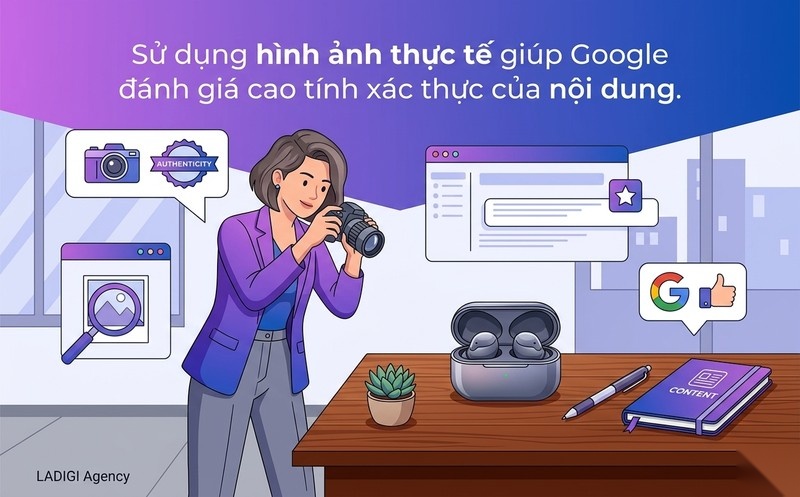 Experience trong E-E-A-T là gì? 5 cách tối ưu trải nghiệm thực tế hiệu quả 5 5 Sử dụng hình ảnh và video tự chụp