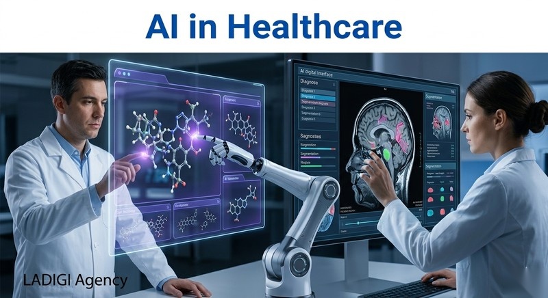 Generative AI là gì? 7 Ứng dụng nổi bật và Tương lai phát triển 5 Trong y tế, AI tạo sinh thúc đẩy phát triển thuốc, hỗ trợ chẩn đoán chính xác hơn, mang lại hy vọng mới.