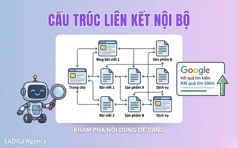 Googlebot là gì? Hướng dẫn tối ưu hóa website cho Googlebot 7 Xây dựng cấu trúc liên kết nội bộ logic