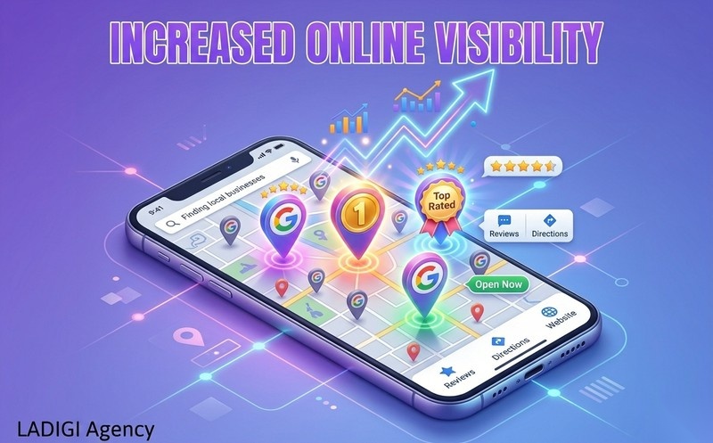 Google Business Profile là gì? 6 bước tạo và xác minh hồ sơ Google Business Profile 3 Tăng khả năng hiển thị trực tuyến