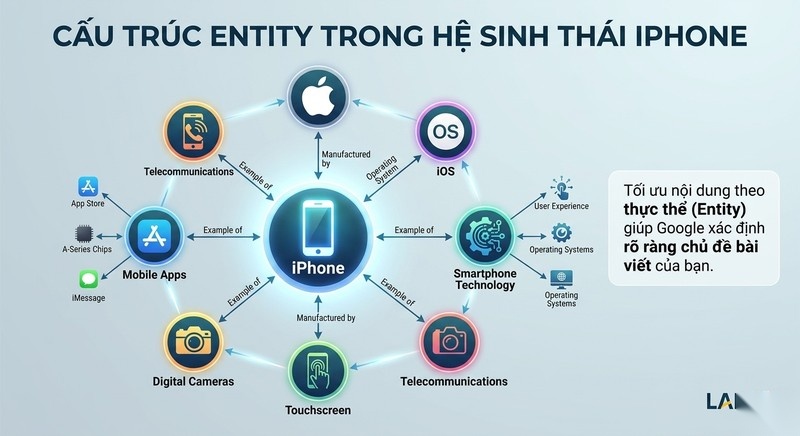 Google Discover là gì? 5 chiến lược tối ưu lưu lượng truy cập hiệu quả 3 4 Xây dựng nội dung theo chủ đề thực thể