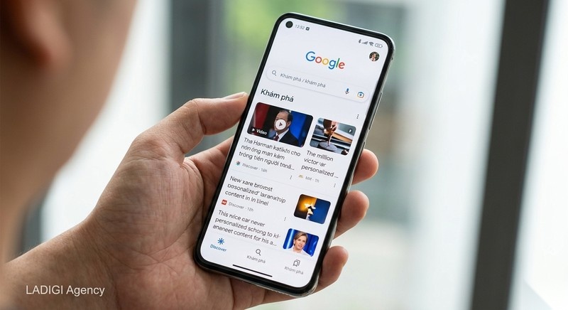 Google Discover là gì? 5 chiến lược tối ưu lưu lượng truy cập hiệu quả 7 8 Cách bật Google Discover trên điện thoại