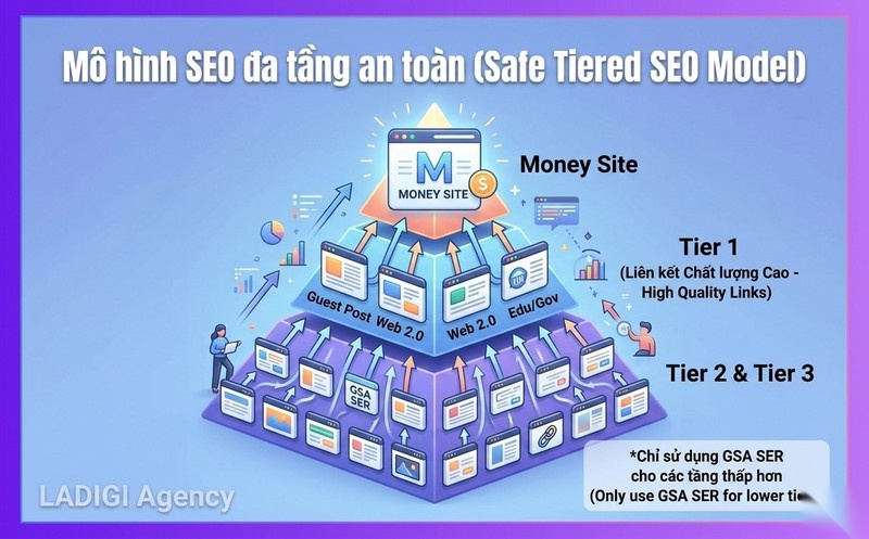 GSA Search Engine Ranker là gì? 5 thành phần bắt buộc để vận hành hiệu quả 9 Chiến lược sử dụng GSA SER an toàn trong SEO