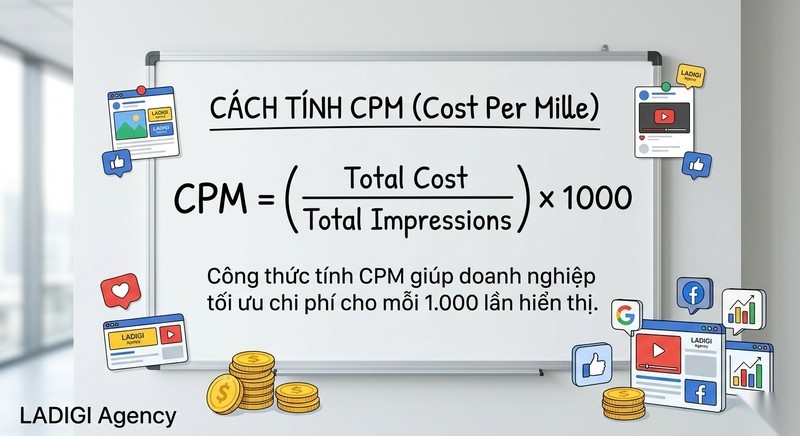 Impression là gì? 4 yếu tố tối ưu chỉ số Impression hiệu quả 6 Công thức tính theo mô hình CPM