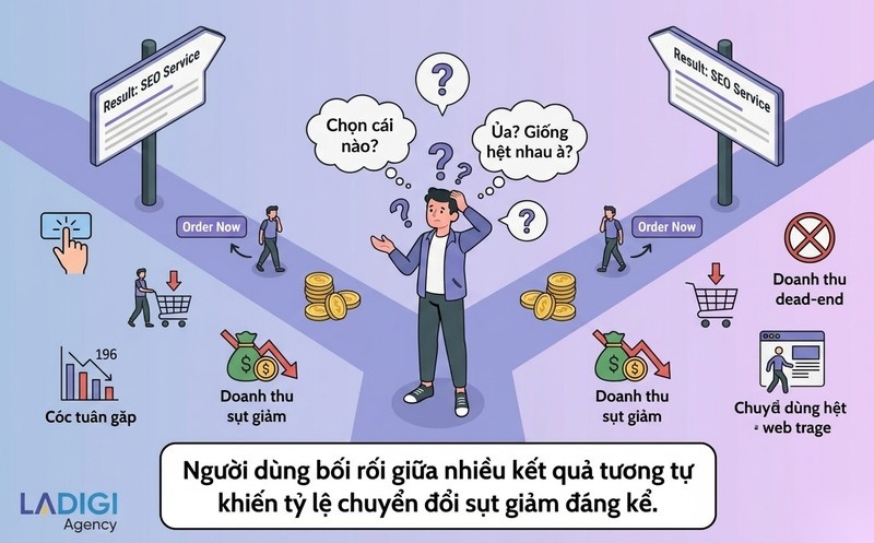 Keyword Cannibalization là gì? 6 cách xử lý hiện tượng ăn thịt từ khóa 2 Làm giảm tỷ lệ chuyển đổi tự nhiên