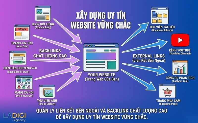 Link Equity là gì? 3 yếu tố xác định và cơ chế lan truyền Link Equity 4 Quản lý liên kết bên ngoài External Link Backlink