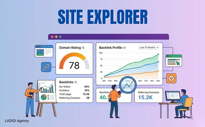 Link Velocity là gì? 5 cách duy trì tốc độ backlink an toàn 8 H3 Công cụ Ahrefs Site Explorer