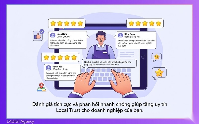 Local SEO là gì? 6 bước tối ưu Google Maps hiệu quả 6 Thu thập và quản lý đánh giá khách hàng