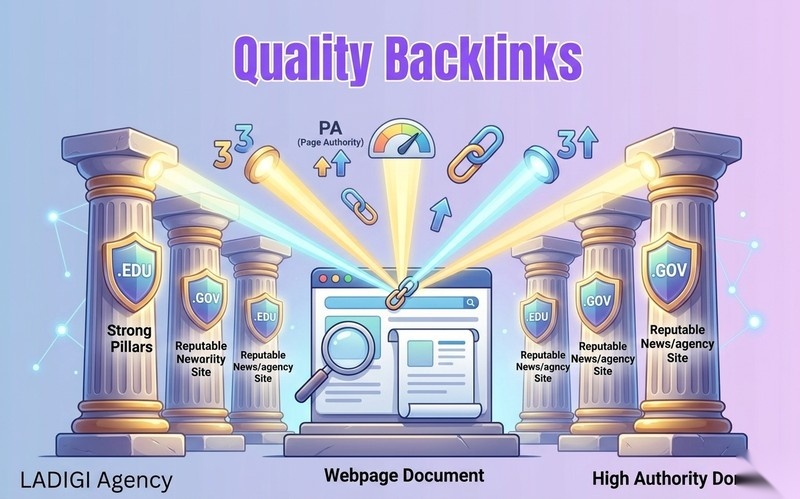 Page Authority (PA) là gì? 7 yếu tố ảnh hưởng và cách tối ưu hiệu quả 5 Xây dựng Backlink từ Domain uy tín