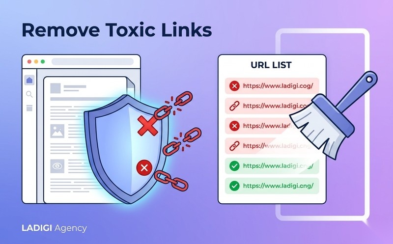 Page Authority (PA) là gì? 7 yếu tố ảnh hưởng và cách tối ưu hiệu quả 7 Loại bỏ các liên kết độc hại