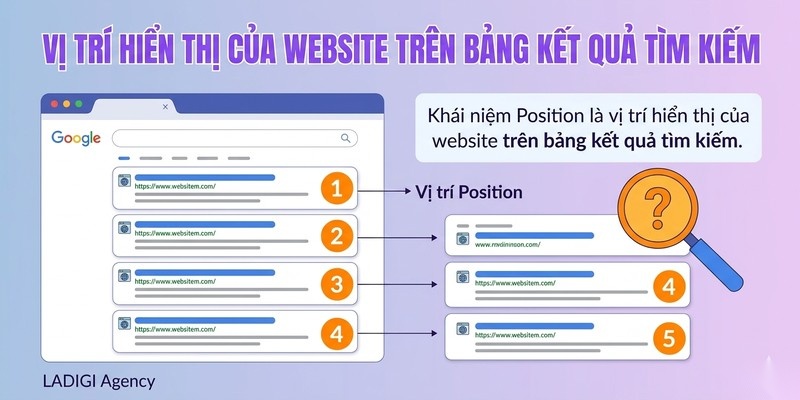 Position là gì? 4 yếu tố ảnh hưởng đến vị trí từ khóa 1 Position là gì