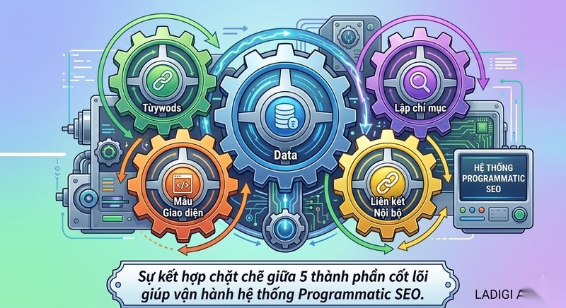 Programmatic SEO là gì? 5 bước triển khai và bộ công cụ tối ưu 2 5 thành phần cốt lõi của Programmatic SEO