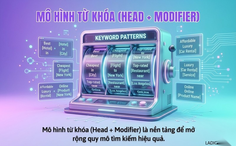 Programmatic SEO là gì? 5 bước triển khai và bộ công cụ tối ưu 3 Từ khóa có khả năng mở rộng Keyword Patterns