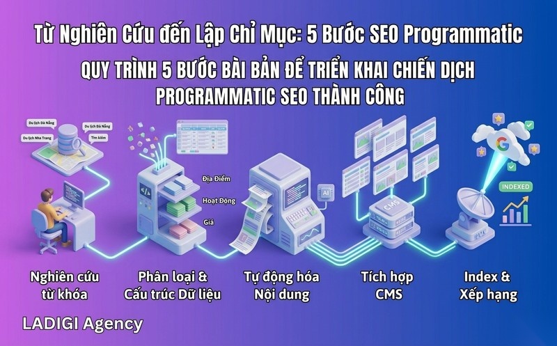 Programmatic SEO là gì? 5 bước triển khai và bộ công cụ tối ưu 5 5 bước triển khai Programmatic SEO chi tiết