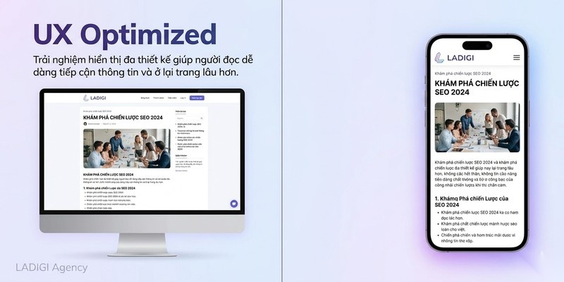 Quality Content là gì? 5 tiêu chuẩn đánh giá nội dung chất lượng 5 5 Tối ưu trải nghiệm đọc và hiển thị