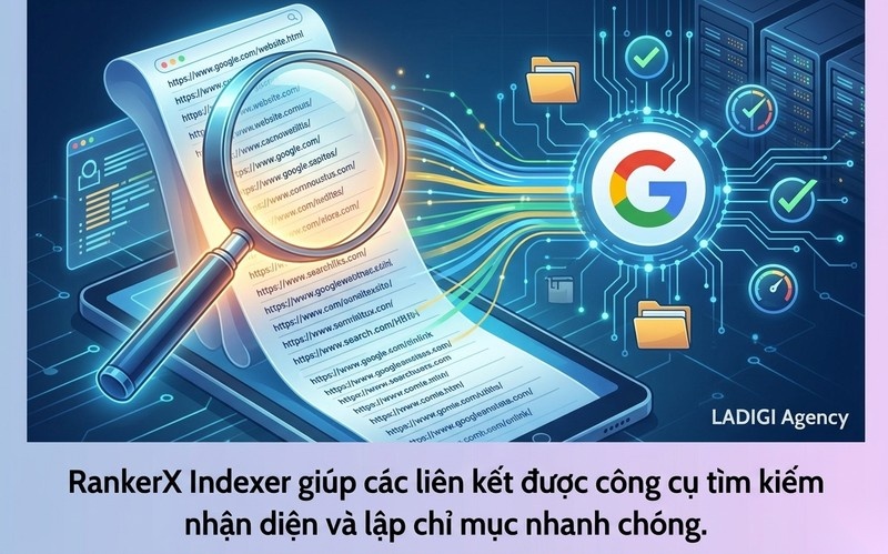 RankerX là gì? 5 tính năng xây dựng backlink tự động hiệu quả 4 Tích hợp công cụ RankerX Indexer chuyên sâu