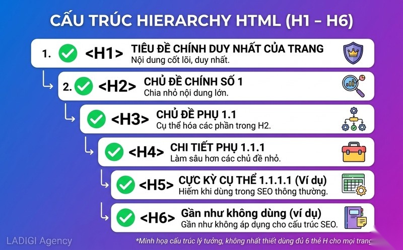 Screaming Frog là gì? 7 tính năng quan trọng trong Technical SEO 2 Kiểm tra cấu trúc thẻ Heading