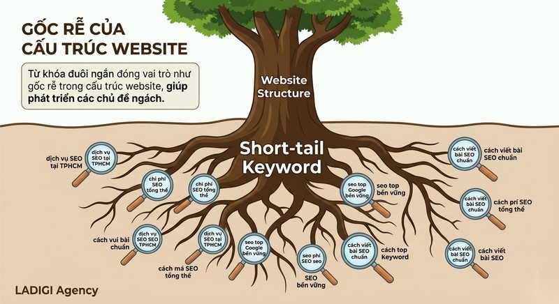 Short-tail Keyword là gì? 5 chiến lược tối ưu từ khóa đuôi ngắn 1 Short tail Keyword là gì