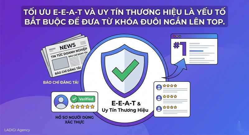 Short-tail Keyword là gì? 5 chiến lược tối ưu từ khóa đuôi ngắn 6 Tập trung cải thiện chỉ số E E A T