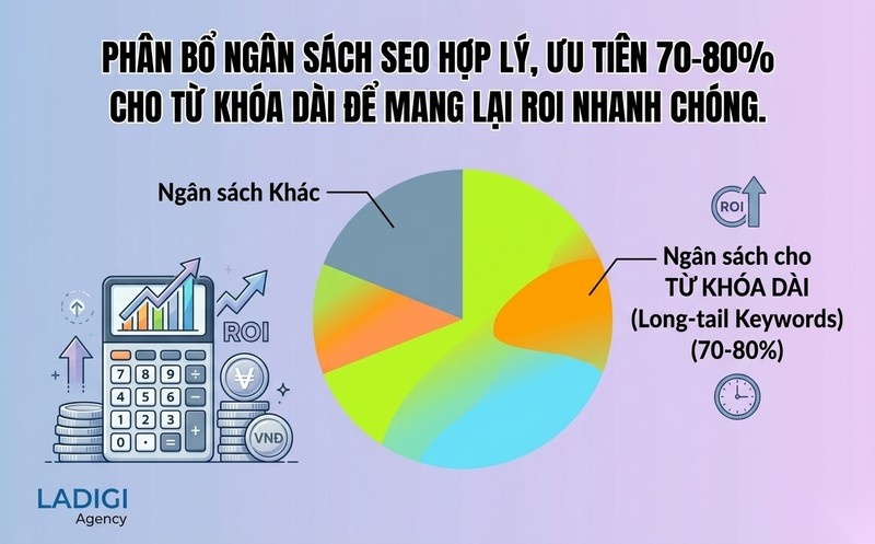 Short-tail Keyword là gì? 5 chiến lược tối ưu từ khóa đuôi ngắn 9 Phân bổ ngân sách SEO hợp lý