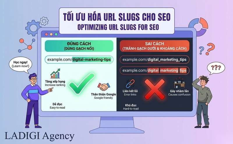 Slug URL là gì? 5 tiêu chuẩn tối ưu Slug chuẩn SEO 3 Sử dụng dấu gạch ngang phân cách