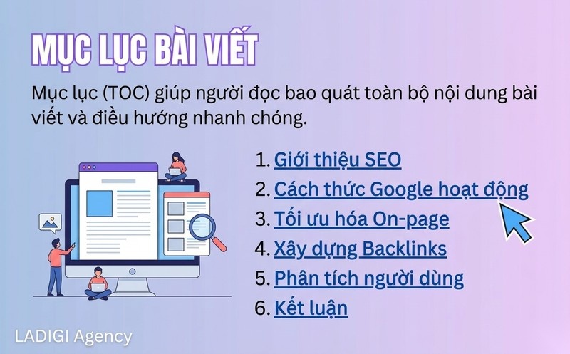 Table of Contents là gì? 4 lợi ích và cách tối ưu TOC chuẩn SEO 1 Table of Contents là gì