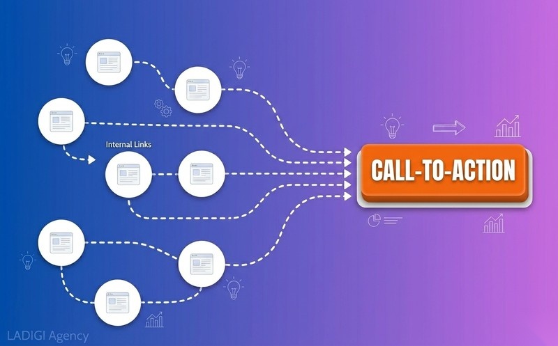 Time on Page là gì? 5 Cách tối ưu Time on Page hiệu quả 10 Tối ưu liên kết nội bộ và Calls to Action Định hướng người dùng tiếp tục khám phá