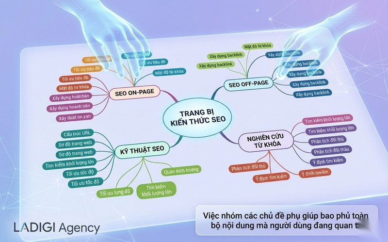 Topical Map là gì? 5 Bước xây dựng Topical Map chuẩn Semantic SEO 6 Phân tích và nhóm chủ đề phụ