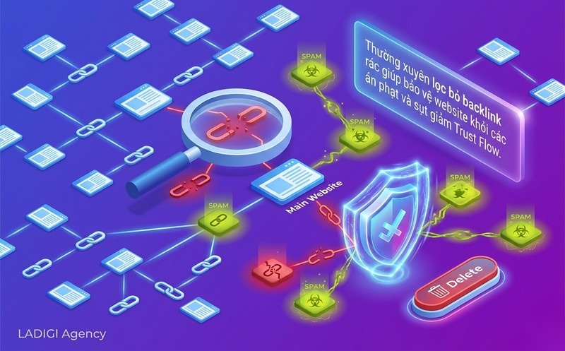 Trust Flow (TF) là gì? 6 cách tăng Trust Flow hiệu quả 4 Loại bỏ các backlink độc hại