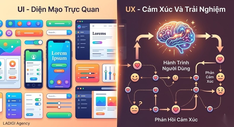 UI UX là gì? 5 yếu tố cốt lõi tạo nên thiết kế thành công 1 1 Khái niệm về UI và UX trong thiết kế