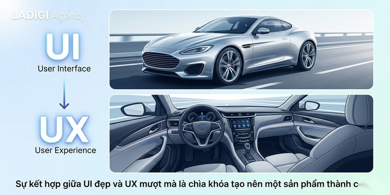 UI UX là gì? 5 yếu tố cốt lõi tạo nên thiết kế thành công 2 2 Mối quan hệ tương hỗ giữa UI và UX