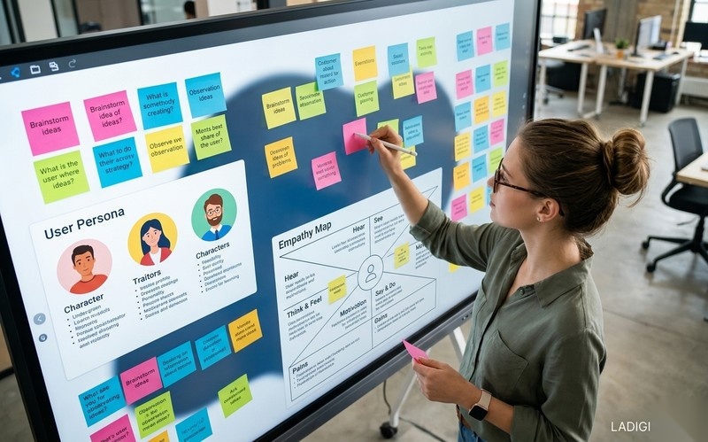 UI UX là gì? 5 yếu tố cốt lõi tạo nên thiết kế thành công 4 4 Nghiên cứu người dùng và hành vi User Research