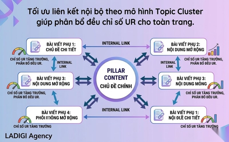 URL Rating (UR) là gì? 5 cách tối ưu chỉ số UR hiệu quả 4 Tối ưu cấu trúc liên kết nội bộ
