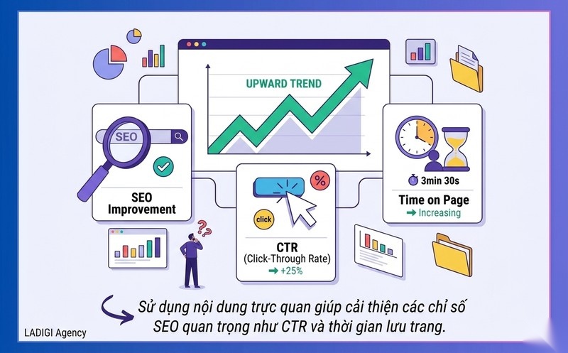 Visual Content là gì? 8 dạng nội dung trực quan thu hút nhất 2 Lợi ích của Visual Content trong SEO và Marketing