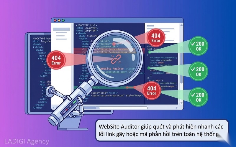 WebSite Auditor là gì? 6 tính năng tối ưu SEO kỹ thuật hiệu quả 2 Phân tích cấu trúc website tổng thể