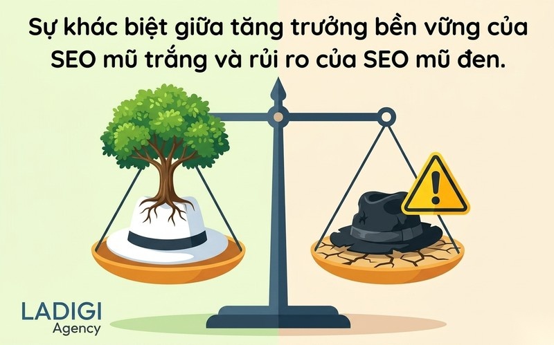 White Hat SEO là gì? 4 kỹ thuật tối ưu bền vững nhất 7 Phân biệt SEO mũ trắng và SEO mũ đen